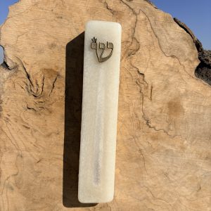 בית מזוזה מלבן מאפוקסי לבן